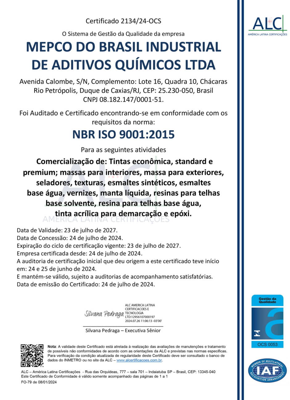 Certificacao Mepco